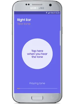 uSound for Samsung - Hearing test screenshot 2