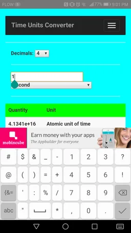 Time Units Converter screenshot 6