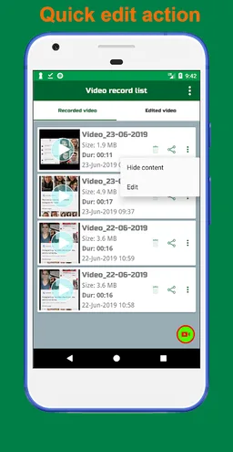 Video call recorder - record v screenshot 5