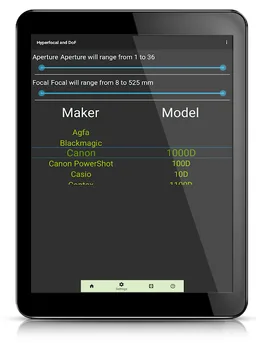 Hyperfocal and DoF (with Ads) screenshot 12