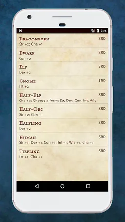 5e Character screenshot 3