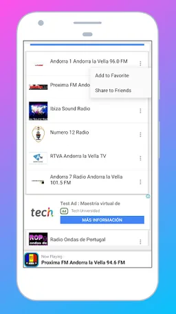 Radio Andorra FM: Radio Online screenshot 8