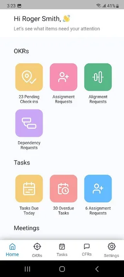 Profit.co OKR Software screenshot 3