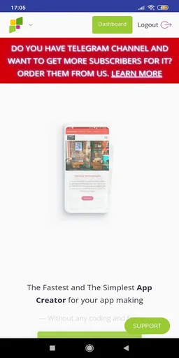 Criar Apps Grátis- Criador de Aplicativos Mobile screenshot 2