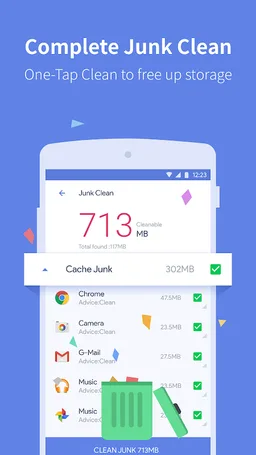Junk Cleaner & AntiVirus & Battery Saver Pro screenshot 2