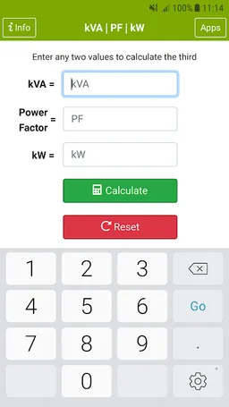 kVA Calculator screenshot 5