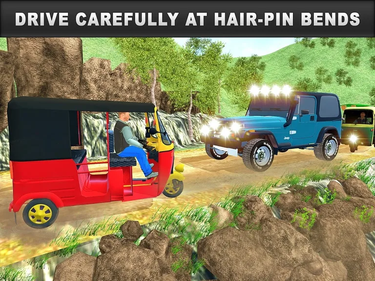 Tuk Tuk Rickshaw Offroad Drive screenshot 7