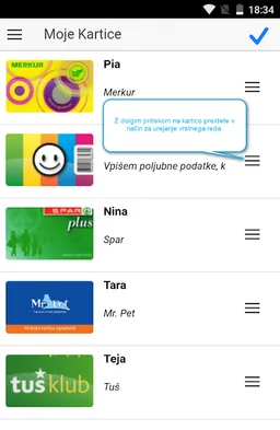 Moje Kartice -kartice zvestobe screenshot 4