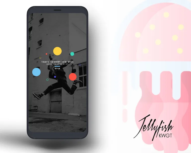 Jellyfish KWGT screenshot 4