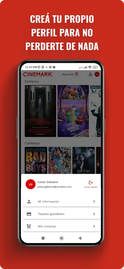 Cinemark Paraguay screenshot 7