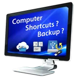 Computer Shortcuts and Backup icon