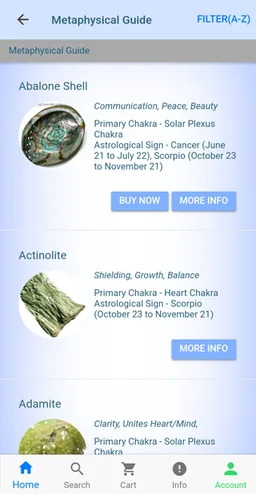 Healing Crystals Metaphysical Directory screenshot 5