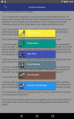 Business Etiquette screenshot 12
