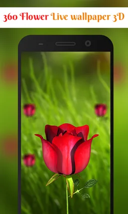 360 Flower live wallpaper 3D screenshot 3