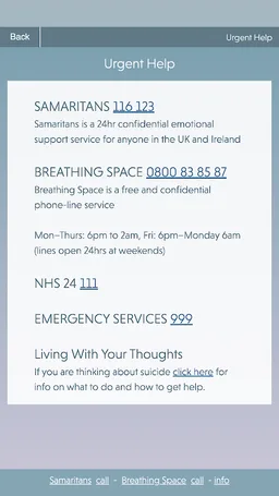 Prevent Suicide - NE Scotland screenshot 3