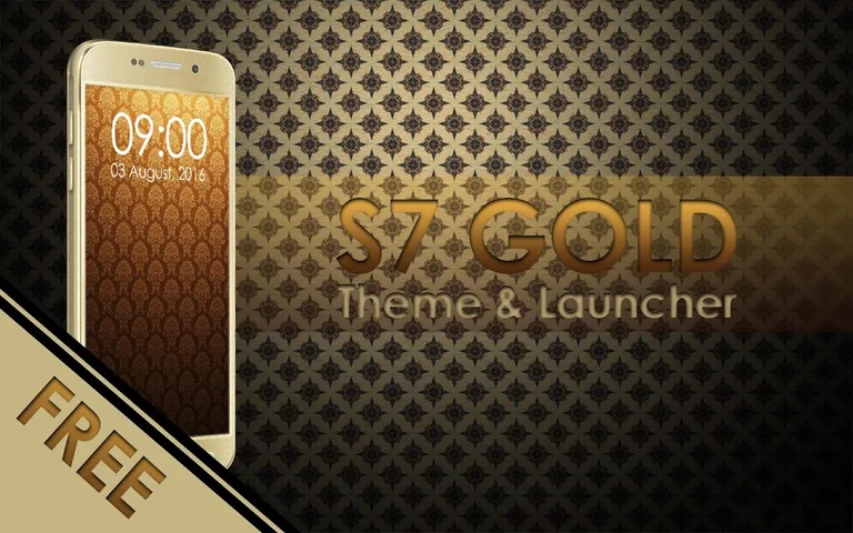 Theme for Galaxy S7 Gold screenshot 3