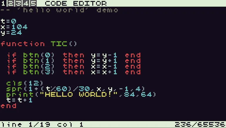 TIC-80 screenshot 2