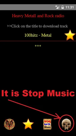 Heavy Metal & Rock music radio screenshot 3
