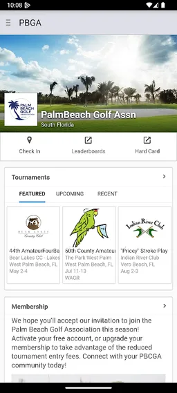 Palm Beach Golf Association screenshot 1