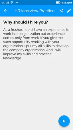 HR Interview Practice screenshot 8