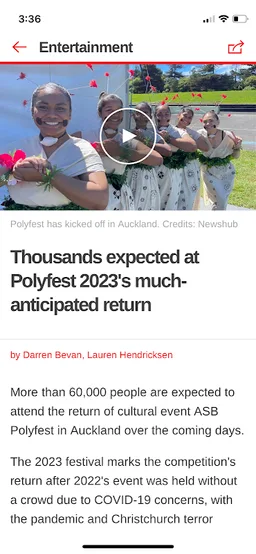 Newshub screenshot 2