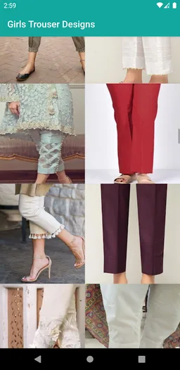 Girls Trouser Designs screenshot 4