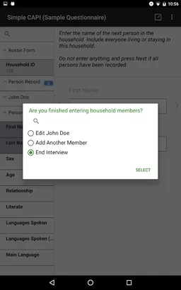 CSEntry CSPro Data Entry screenshot 15