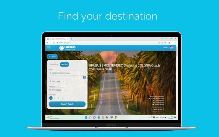 URUBUS Tickets online Uruguay screenshot 13