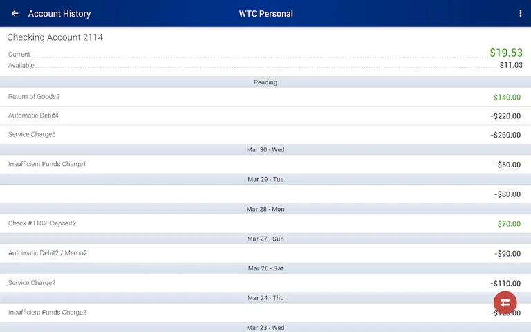 WTC Personal screenshot 7