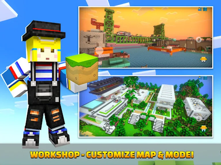 Cops N Robbers:Pixel Craft Gun screenshot 14