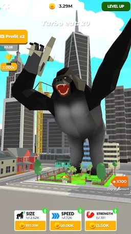 Idle Gorilla: Evolution Empire screenshot 2