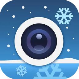 SnowCam - snow effect camera icon