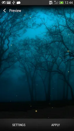Fireflies Live Wallpapers screenshot 5