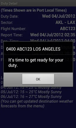 Roster Minder for Airline Crew screenshot 2