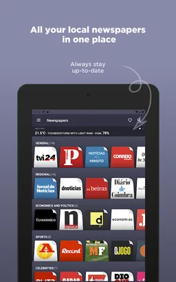 Portuguese Newspapers screenshot 4