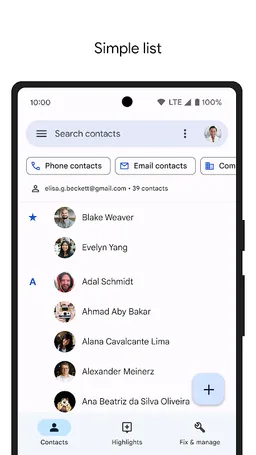 Contacts screenshot 8