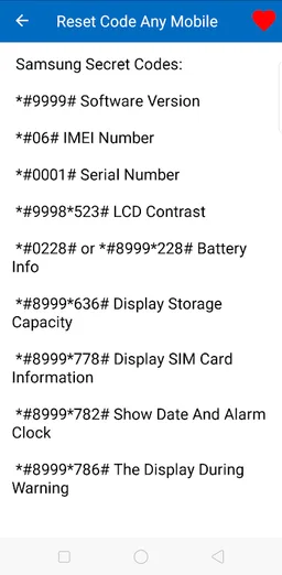 Reset Code Any Mobile Guide screenshot 5