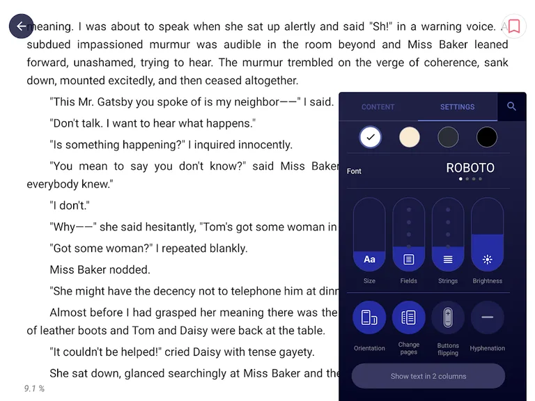 eBoox: ePub PDF e-book Reader screenshot 9