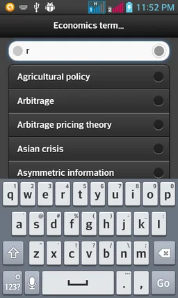 Economics Terms Dictionary screenshot 2