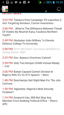 Nigerian Newspapers - Latest Nigeria News screenshot 1