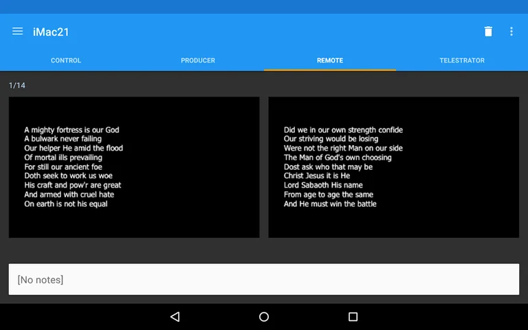 ProPresenter Remote screenshot 10