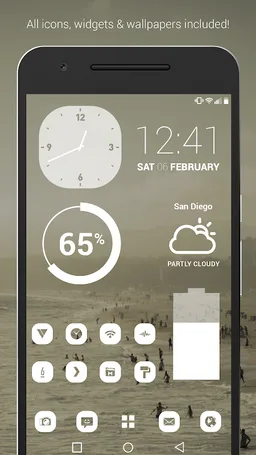 Pasty - White Icon Pack (Pro Version) screenshot 15