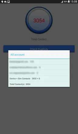 Duplicate Contacts Remover screenshot 1