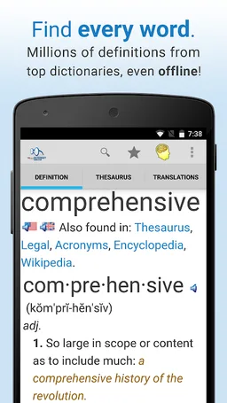 Dictionary screenshot 1