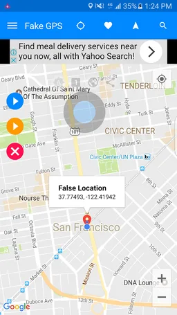 Fake GPS Run screenshot 2