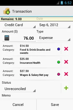 Cash Droid screenshot 3