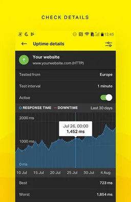 Pingdom screenshot 5