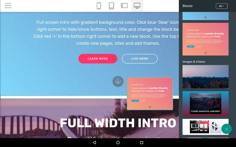 Mobirise Website Builder screenshot 9