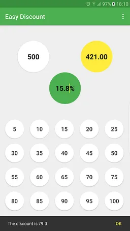 Easy Discount - Easily calculate discounts screenshot 1
