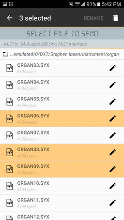 MIDI SysEx Utility (Syx-Lib) screenshot 5